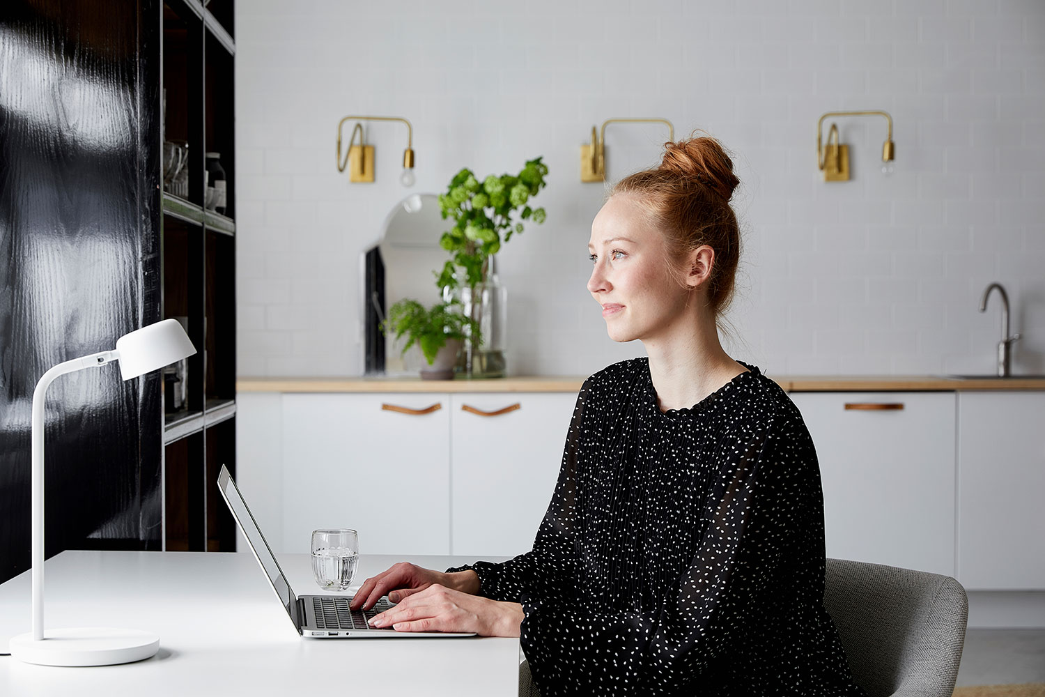 Woman with laptop