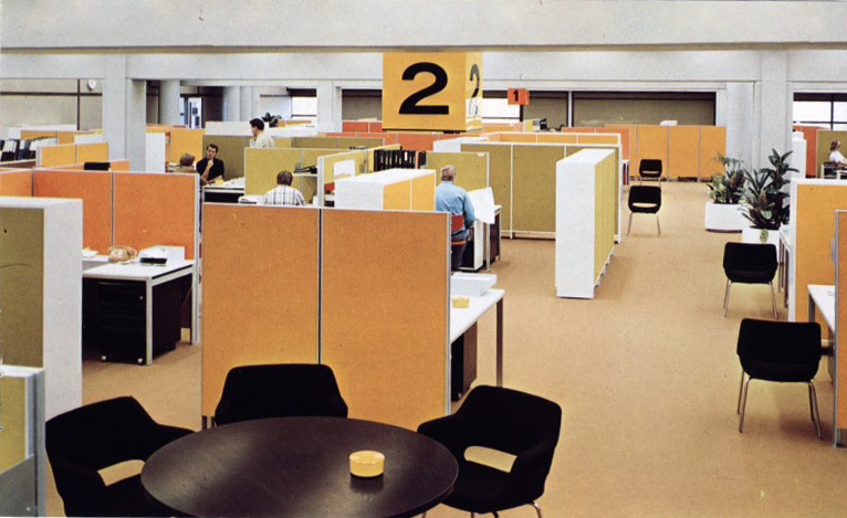 Kontor på 70-talet