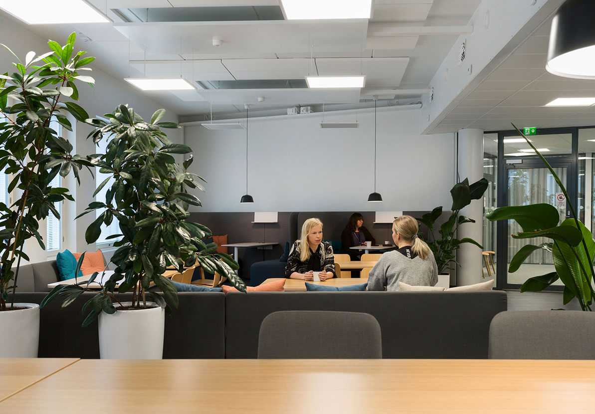 Meeting space at the premises of Alva-yhtiöt