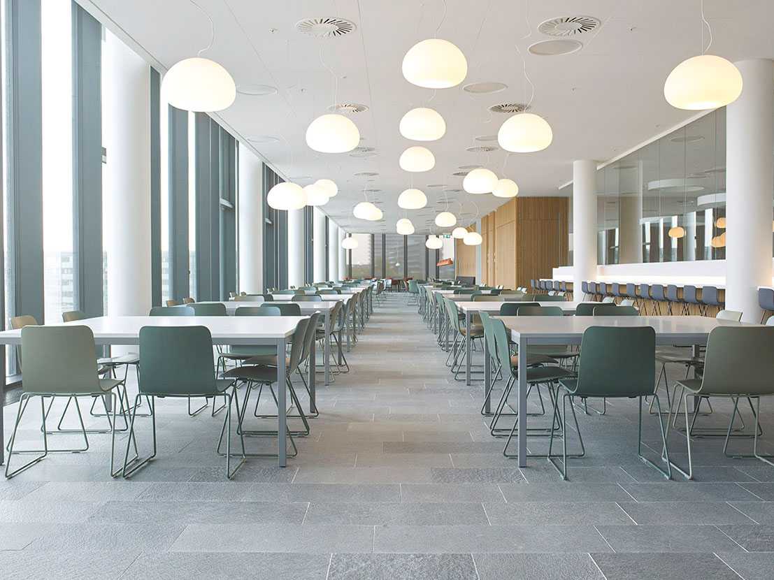 Martela's Sola chairs at Financial Institute in Denmark