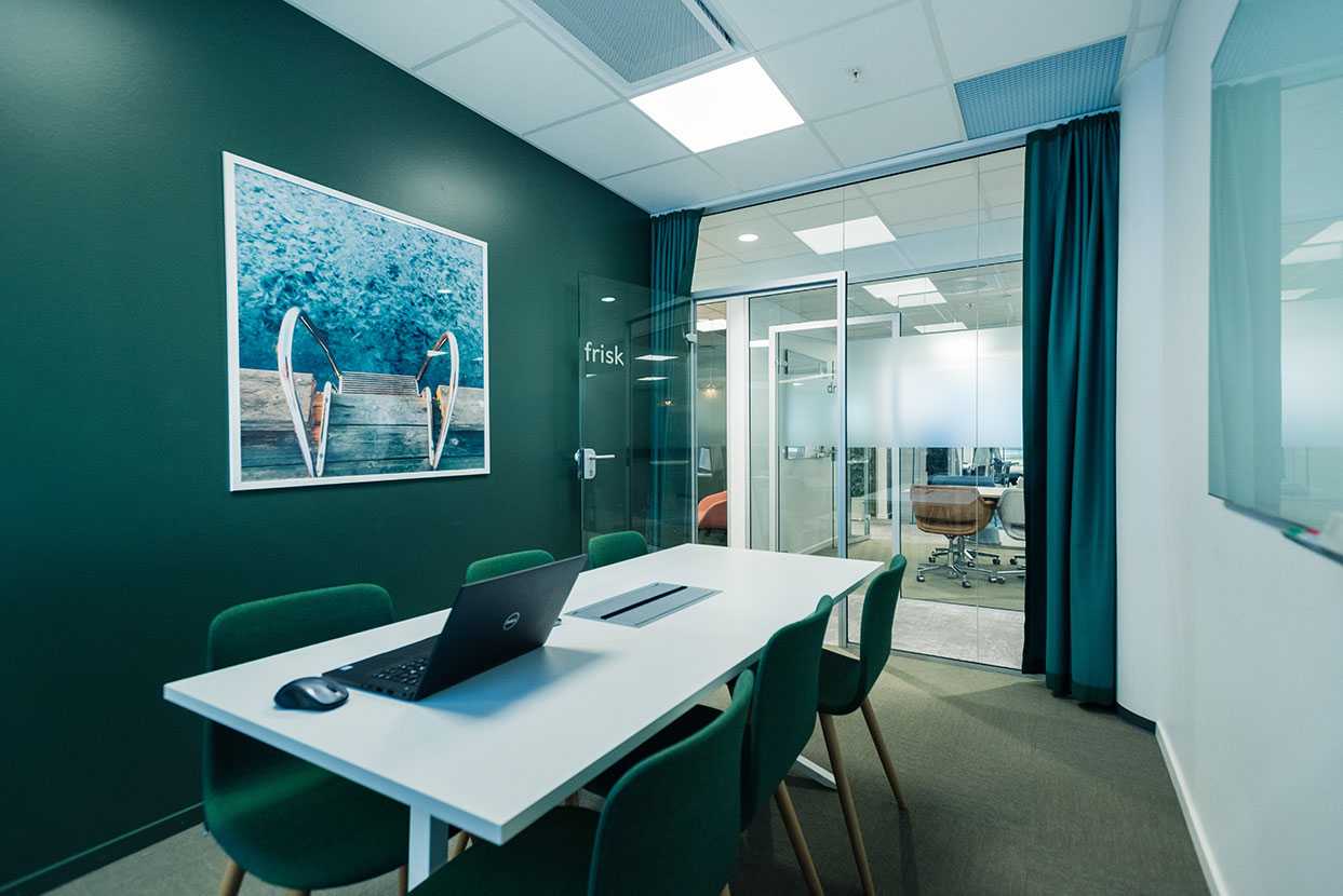Martela's Sola chairs at Holte Consulting's office in Oslo, Norway