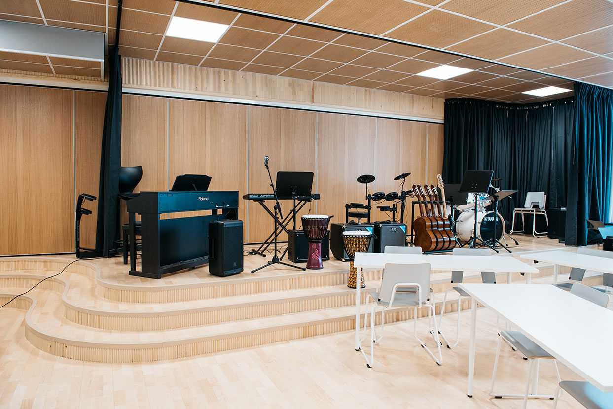 Martela's Grip chairs at Leppäkerttu School in Leppävirta, Finland