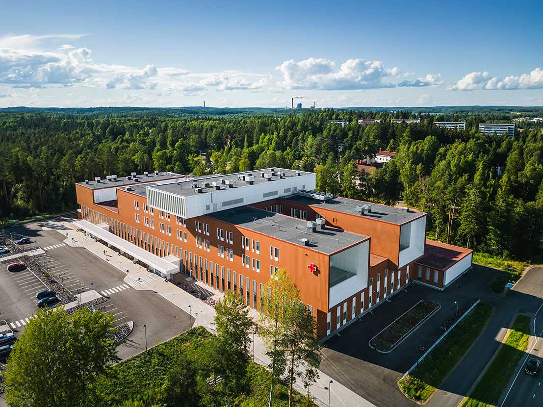 Ratamo Centre from the air