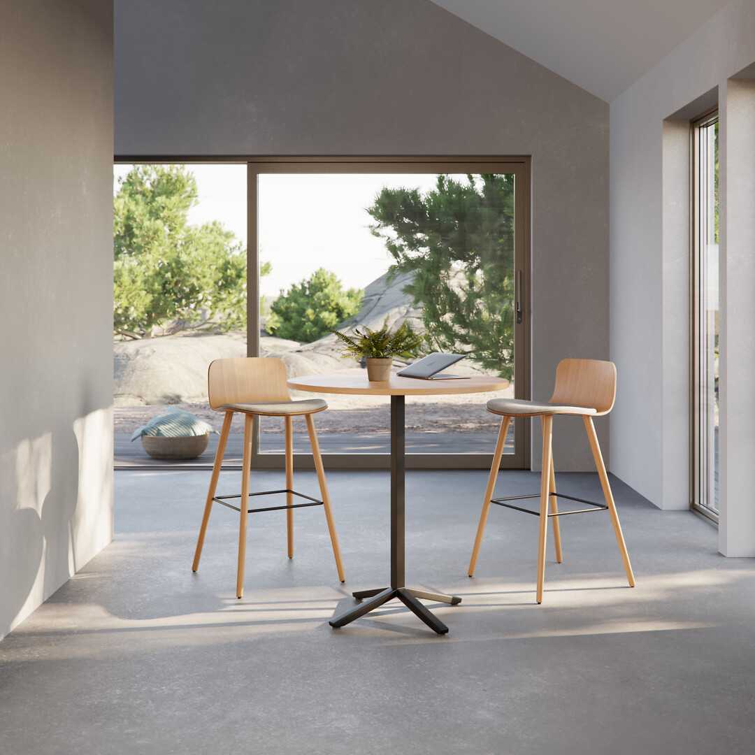 Alku - Universal table with cross base | Martela