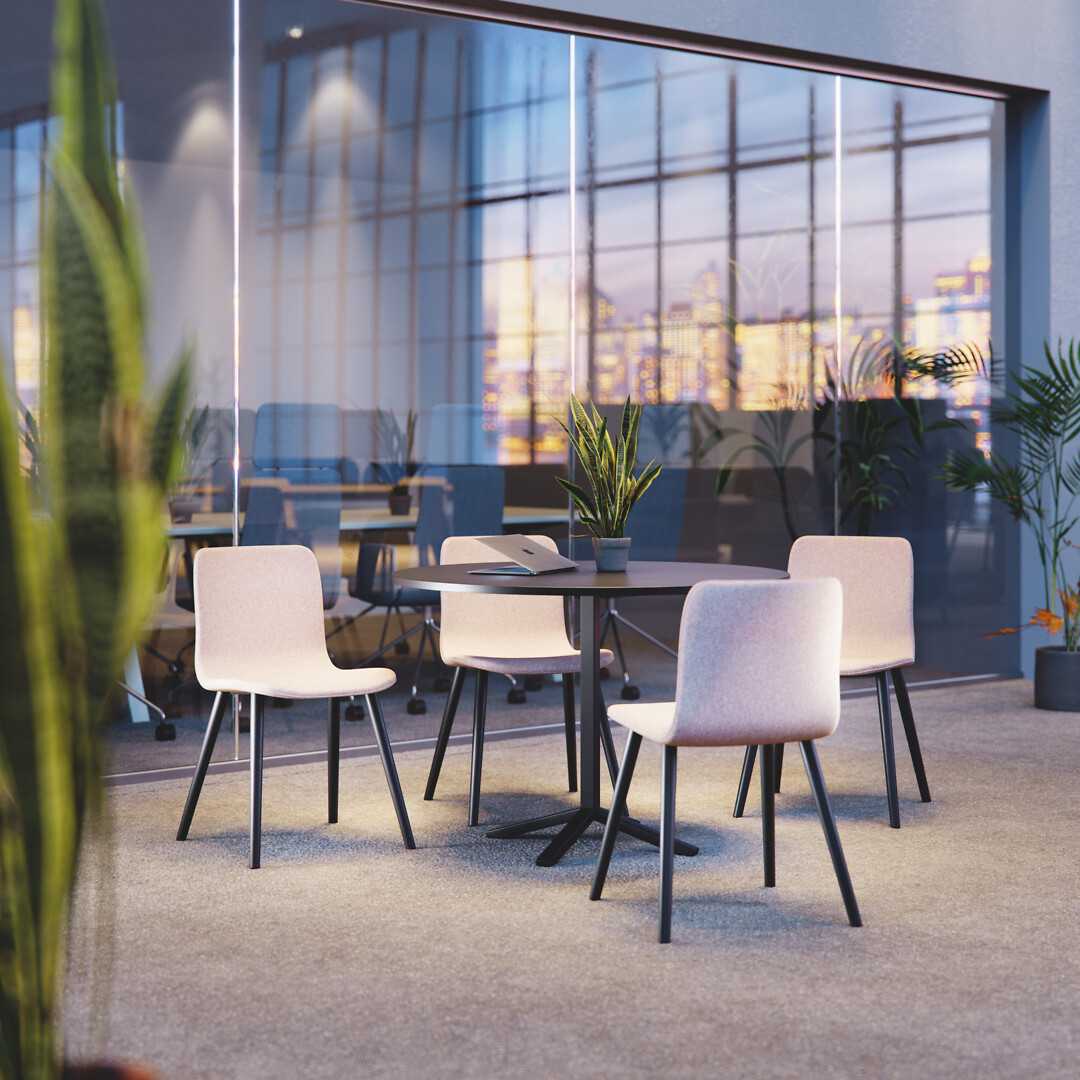 Alku - Universal table with cross base | Martela