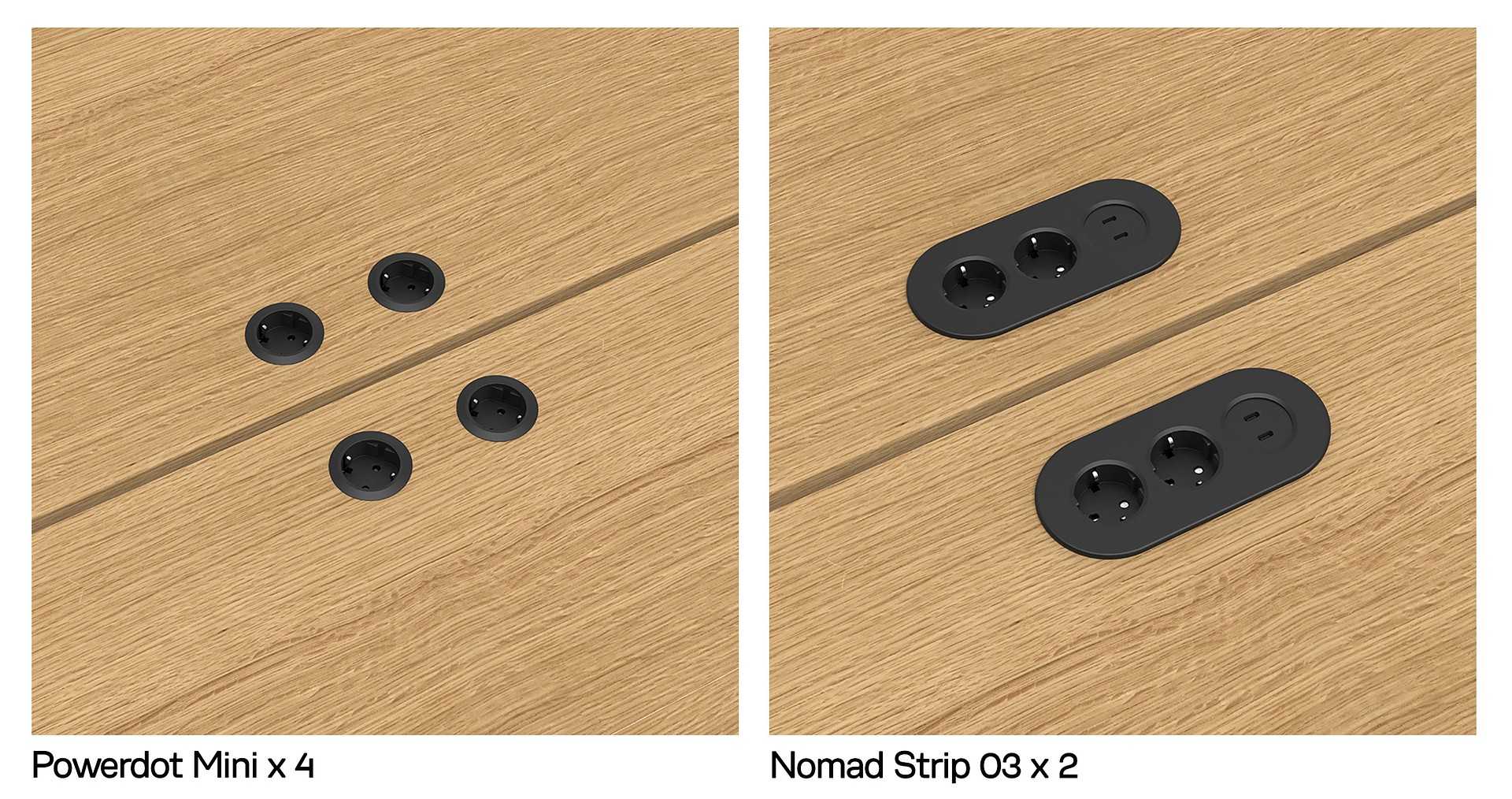 Frankie - Bench desk with wooden A-legs | Martela