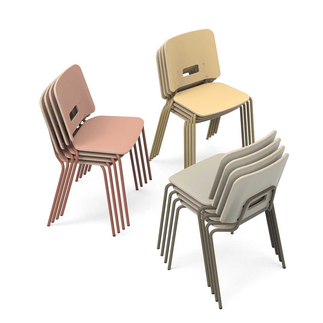 Grip NxT - Chair with four leg base | Martela
