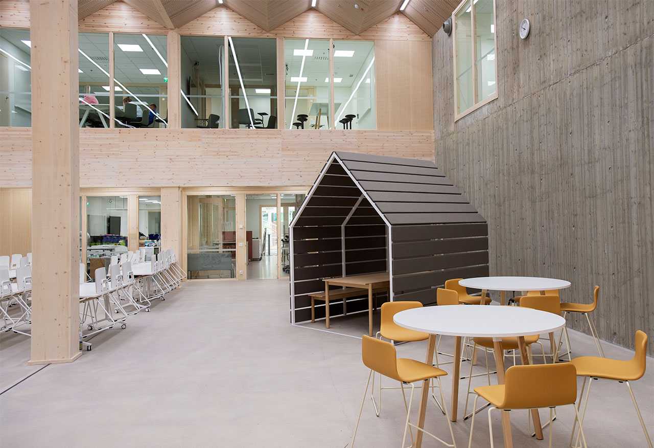 Canteen at Mansikkala school center