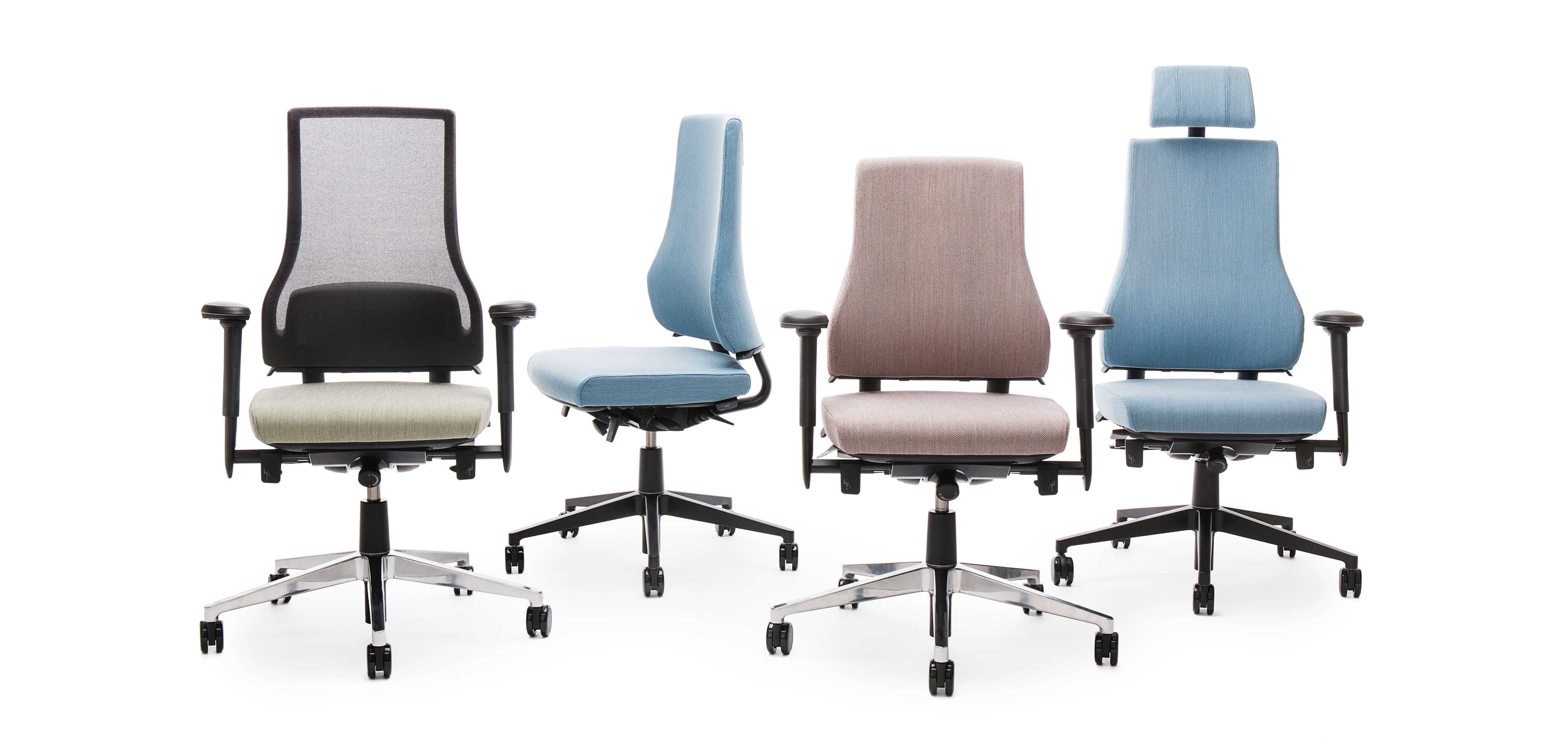 Task chairs by Martela