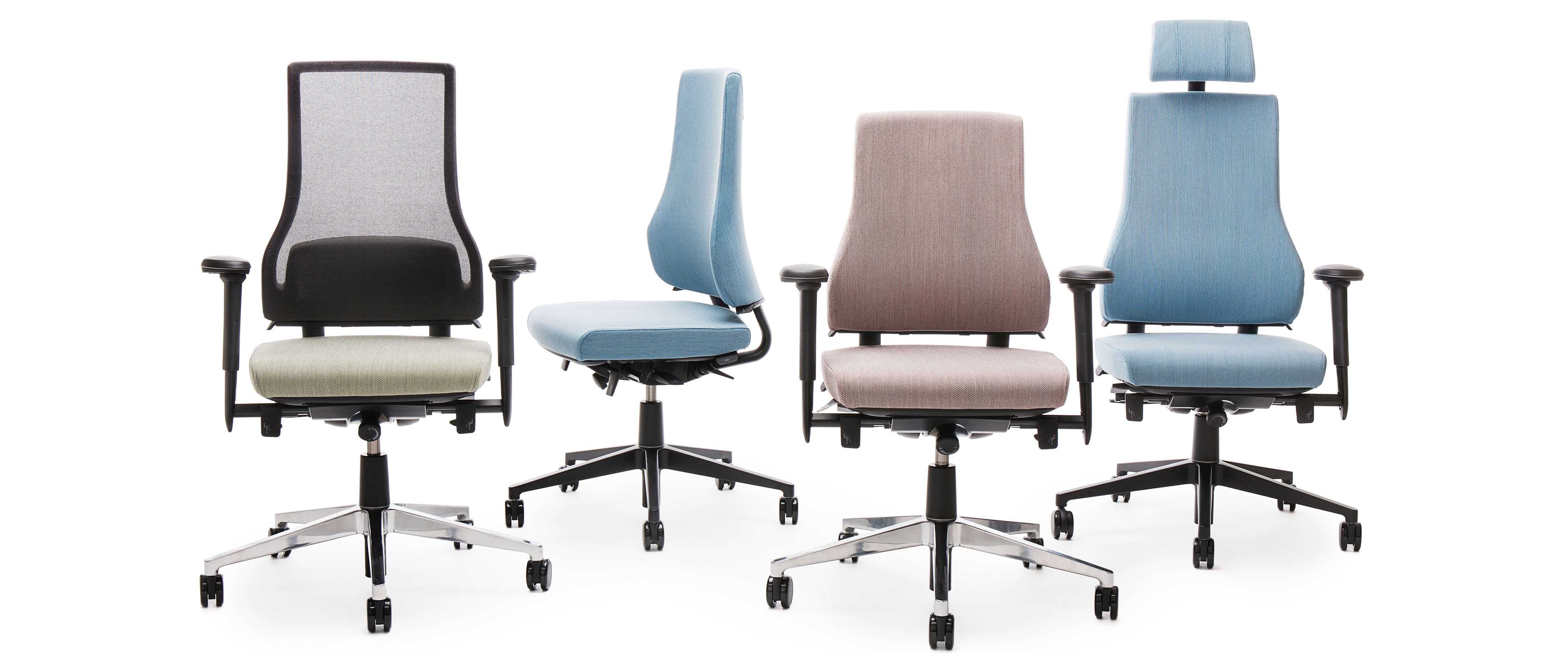 Task chairs by Martela