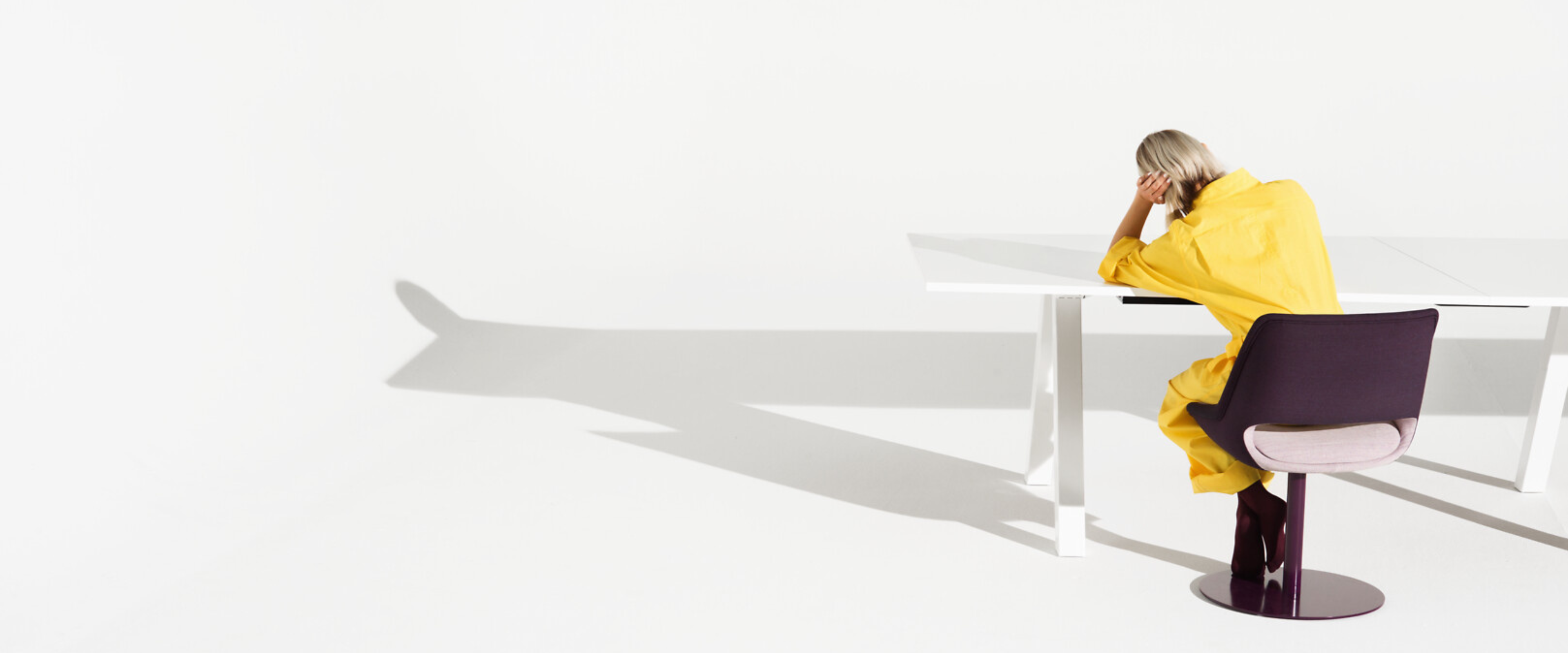 Second iife woman and the desk