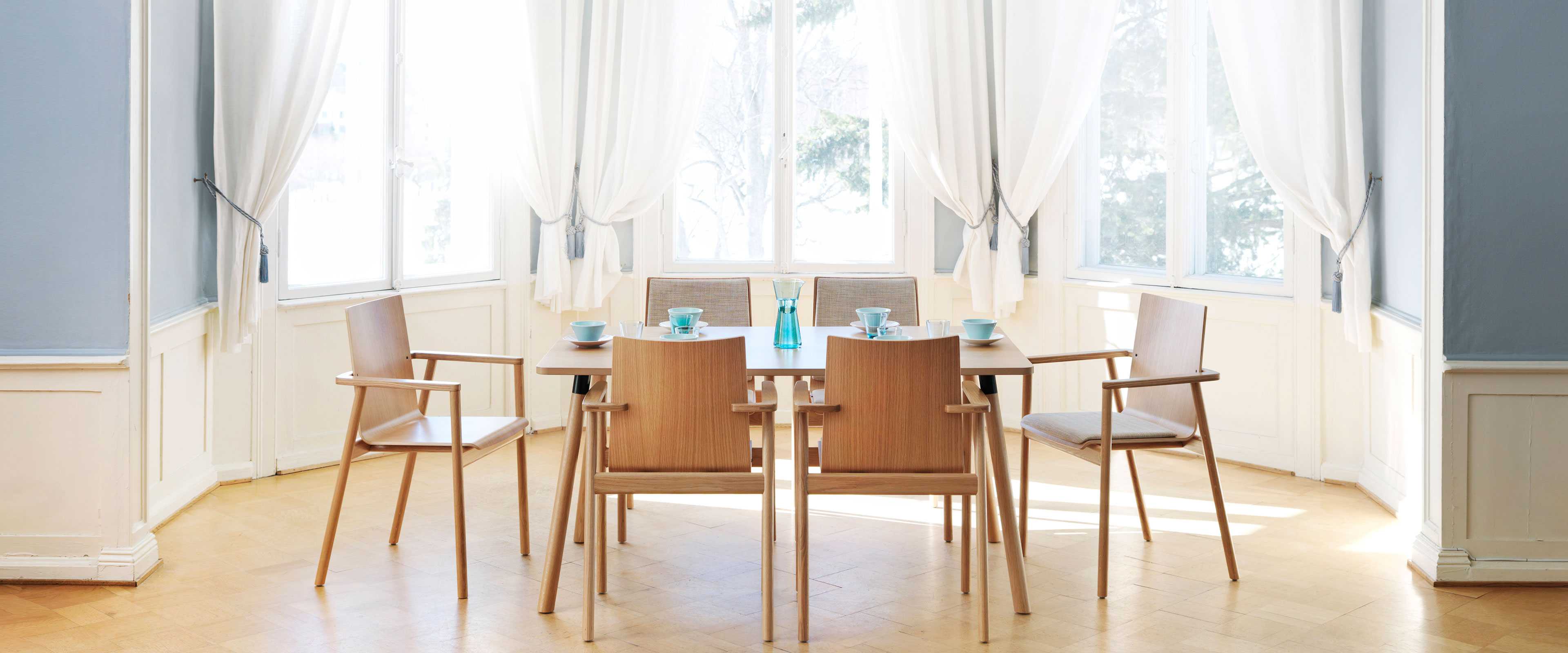 A dinnertable at a care facility