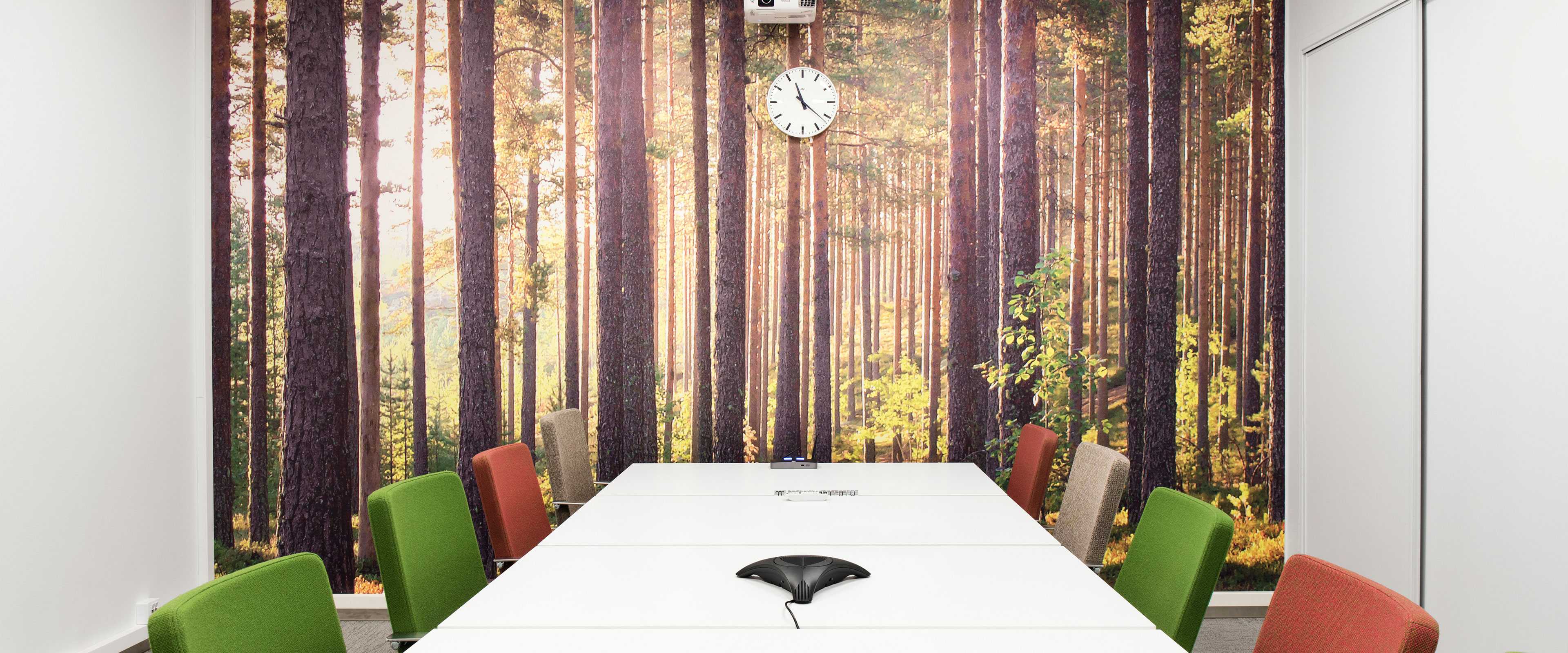 Conference room with Martela's SoftX chairs at Stora Enso's office in Imatra, Finland