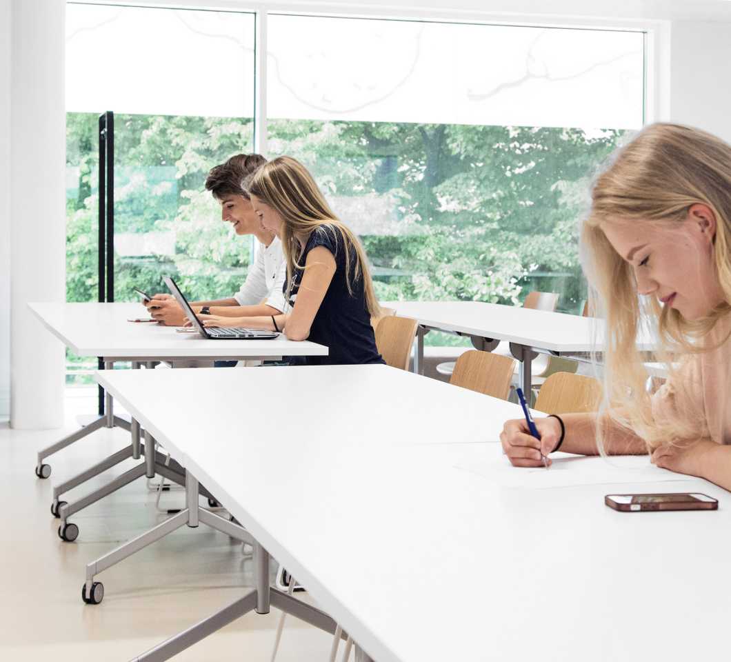 Students studying at Perhon Proffa School