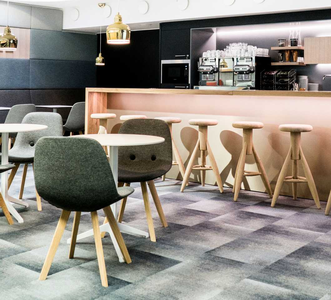 Meeting space at UMA Esplanadi in Helsinki