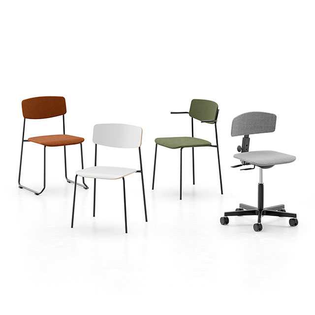 Elly school chairs by Martela