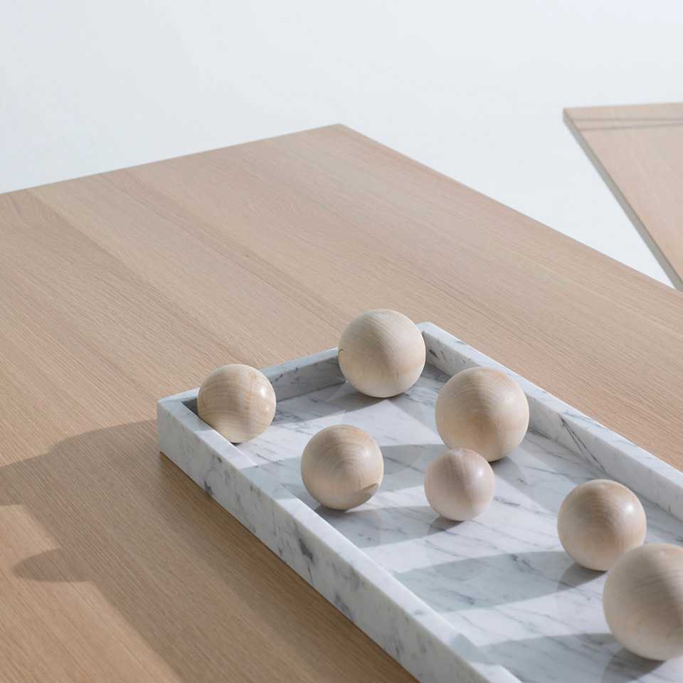 Wooden balls in a bowl