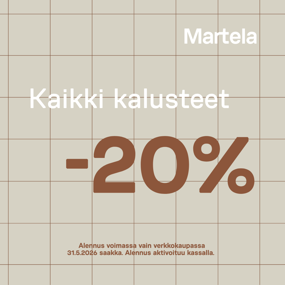 Kaikki verkkokaupasta -20%