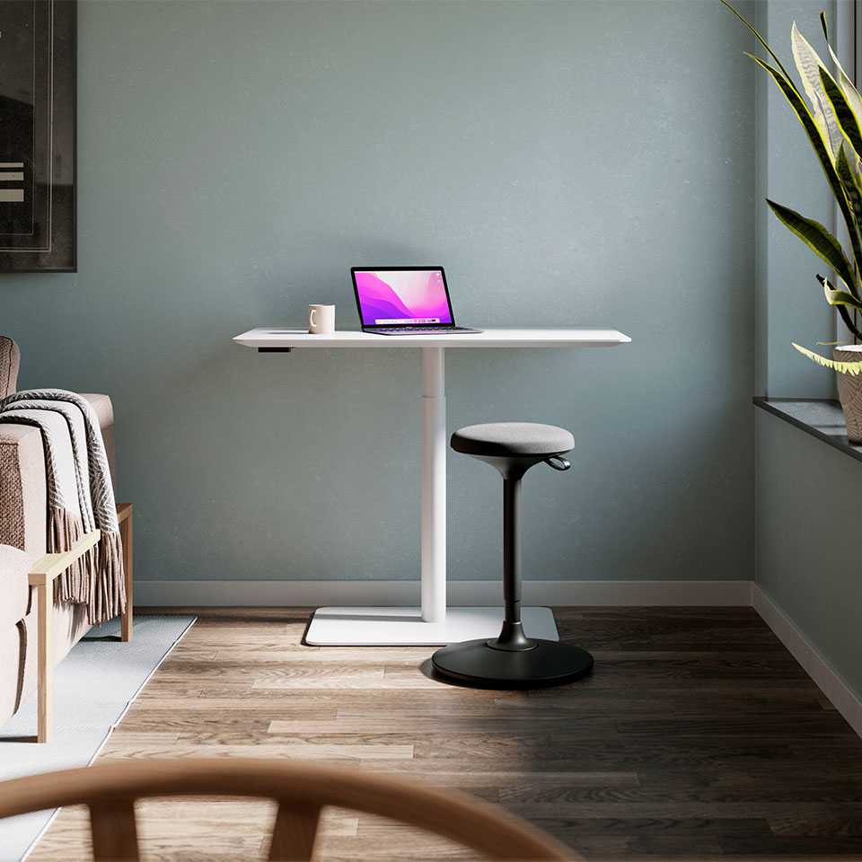 Bobby side table in a home office