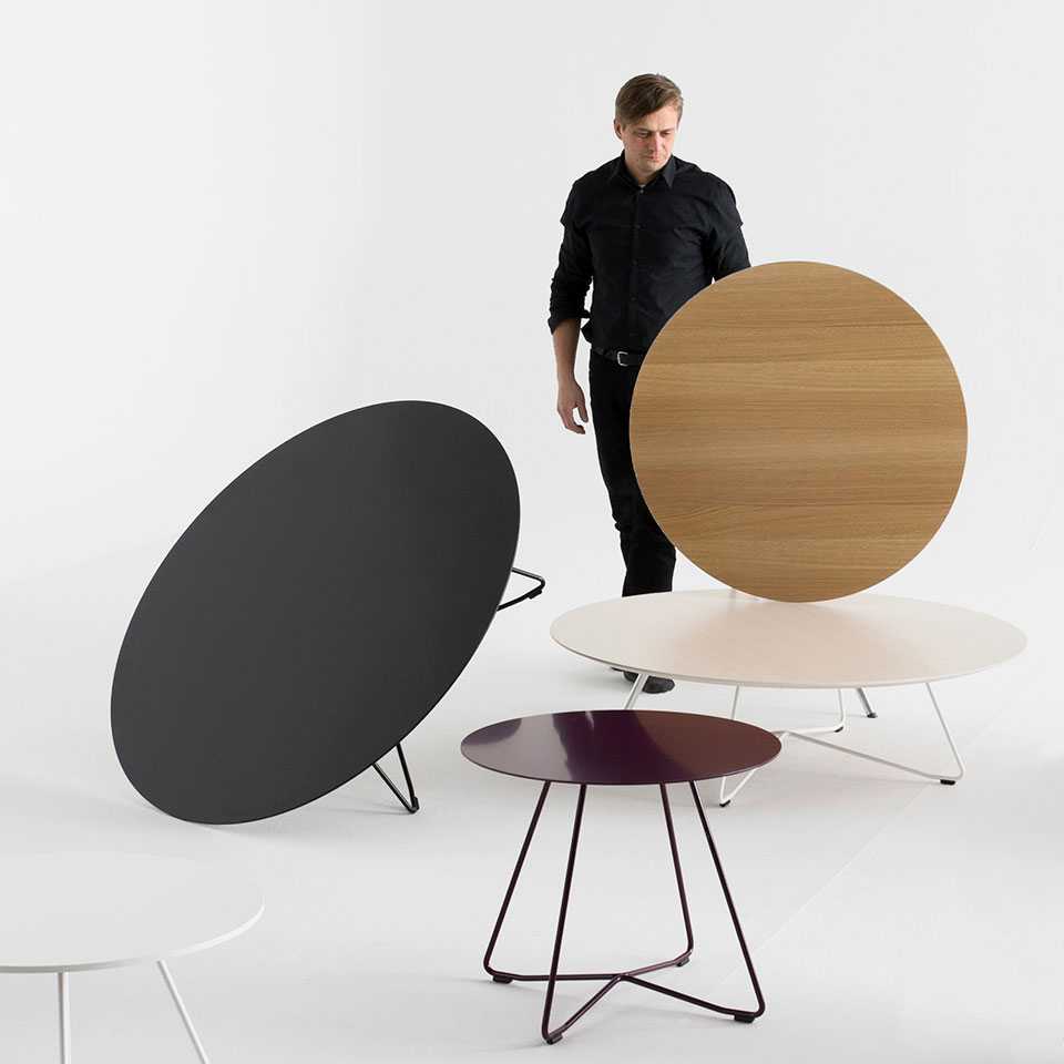 Scoop tables and designer Iiro Viljanen